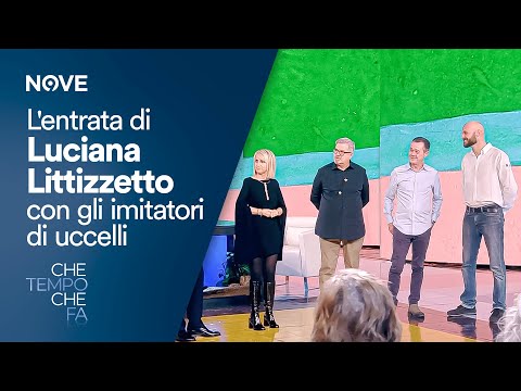 Che tempo che fa | L'entrata di Luciana Littizzetto con gli imitatori di uccelli