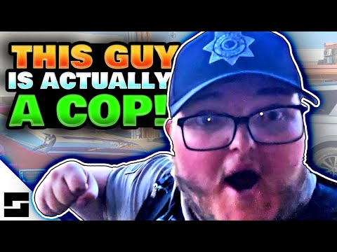 He's really a cop...  and he's dangerous.