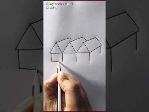 Mojar Drawing 😍😍 Very Very Easy 🏠🏠🏠 #art #draw #reels #shorts