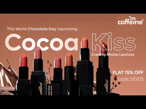 New Drop: Pick your shade, from 6 exciting shades of our moisturizing Cocoa Kiss Lipsticks