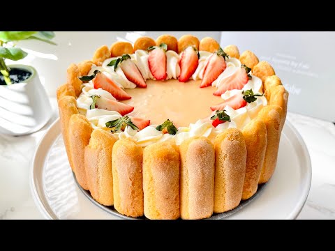How to make Strawberry Charlotte Cake
