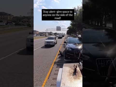 Always be aware of those on the side of the road...🚧