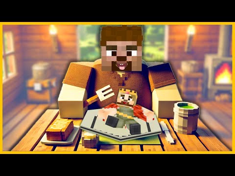 OBEZ FAKİR AKŞAM YEMEĞİNDE ZENGİNİ YEDİ! 😂 - Minecraft ZENGİN FAKİR HAYATI