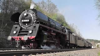 Mit 01 1519 von Meiningen nach Altenburg und Bw Glauchau am 23.4.2022