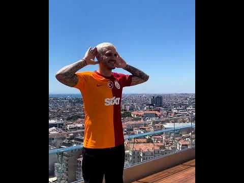 Mauro Icardi klibi kamera arkası 💛❤️🦁 | Galatasaray Shorts #galatasaray #shorts #icardi