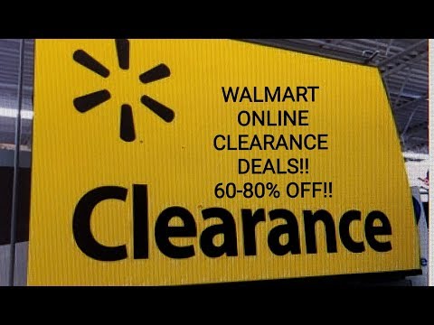 WALMART ONLINE CLEARANCE DEALS! 60-80% OFF!!