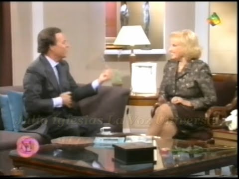 Julio Iglesias le canta a capela "Divorcio" para Mirtha Legrand