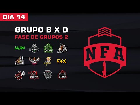 FREE FIRE AO VIVO - LIGA NFA SEASON 4 | DIA 14 - GRUPO BxD - #NFAS4