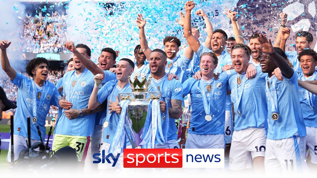 Premier League final day – Manchester City crowned champions as Luton are relegated