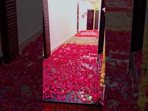 Best Wedding Room Decor |Bridal & Groom Welcome Entry Decor |#wedding #room #entrancedecor #shorts