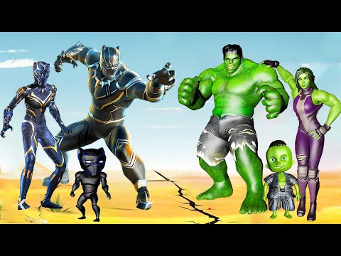 FAMILY HULK VS FAMILY BLACK PANTHER WAKANDA FOREVER (She-Hulk Episode 3)