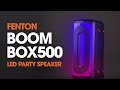 Fenton BoomBox500 Bluetooth Karaoke Speaker with Built-in LED Lights