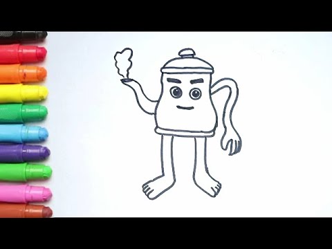 Menggambar TaTaTa Sahur untuk Anak TK, Paud dan SD