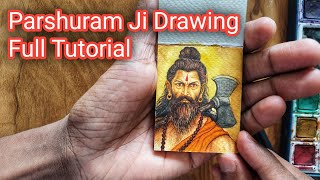 Social Media 1st Time Parshuram Ji Drawing Tutorial //