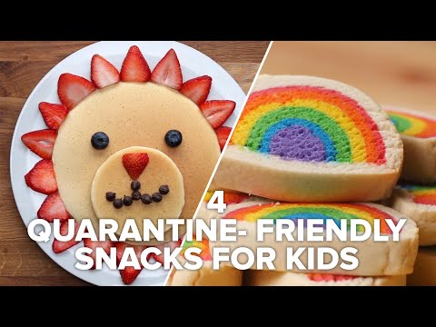 4 Fun Quarantine-Friendly Snacks For Kids ? Tasty Recipes