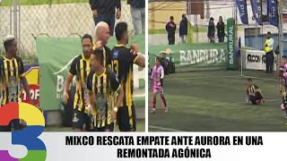 Mixco rescata empate ante Aurora en una remontada agónica