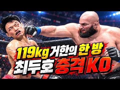 “119kg 거한의 주먹을 맞은 <strong>최두호</strong>… 단 한 방에 경기장이 얼어붙었다”