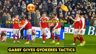 👏Gabriel Magalhães Gives Gyokeres Tactics for Goal Against Chelsea in Carabao Cup Semifinals 