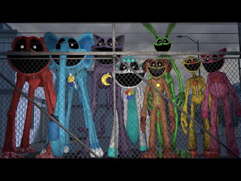 Surviving The Smiling Critter Monsters! Poppy Playtime | Garry's Mod