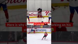 Here is why Dobeš has been working on his stick handling 😂😂