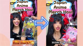 ⚠️JAPAN ANIME MERCH HAUL!!⚠️💓Part 2🥰 #Sachihauls Episode 2❤️
