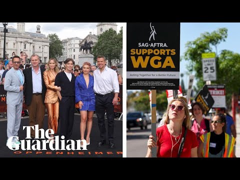 Hollywood actors walk out of premiere as historic strike action starts