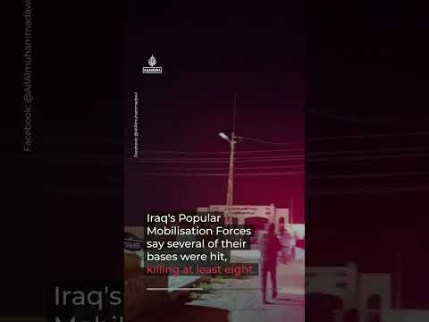 US and Saudi Arabia strike 'Iran-aligned' groups in Iraq