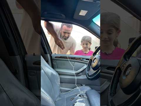 ايمان نسيت المفتاح بالسيارة !!