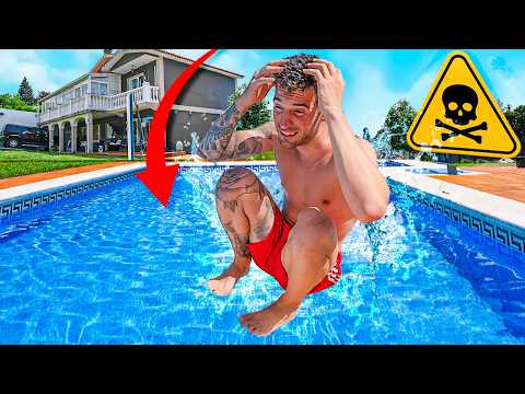 ME TIRO A LA PISCINA DEL COCODRILO !!  LIMPIA Y REFORMADA !!