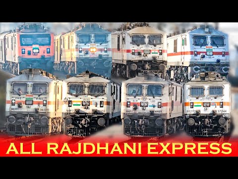 All Rajdhani Express Trains of Indian Railways 🇮🇳