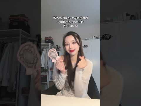 Suddenly fluent in Korean 😂🇰🇷 #korean