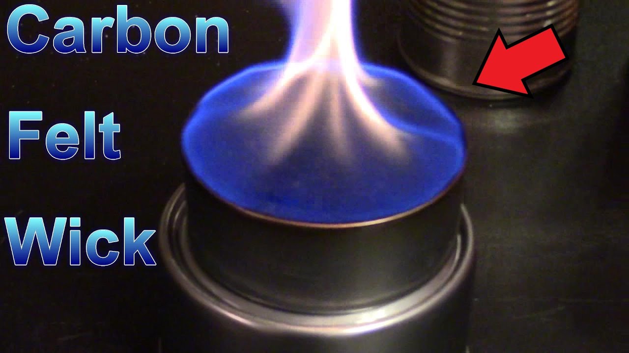 DIY Carbon Felt Wicks! The “Forever” Wick (S/M/L Burners) – for heating/light/cooking