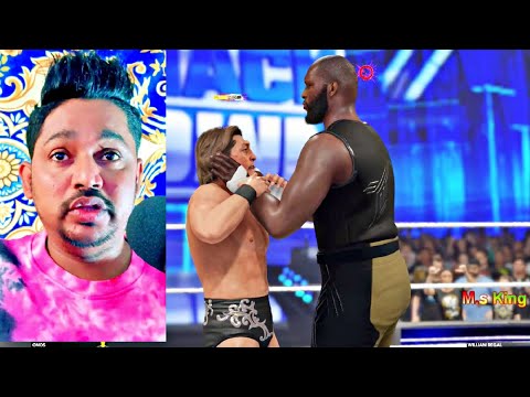 WWE 2K24 | Omos vs William Regal (Full Match) on Smackdown Live in Hindi Gameplay