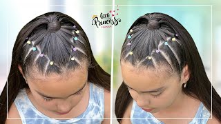 HERMOSO PEINADO EN 5 MINUTOS PARA NIÑAS  / PEINADOS FACILES PARA LA ESCUELA