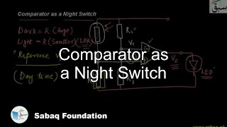 Comparator as a Night Switch