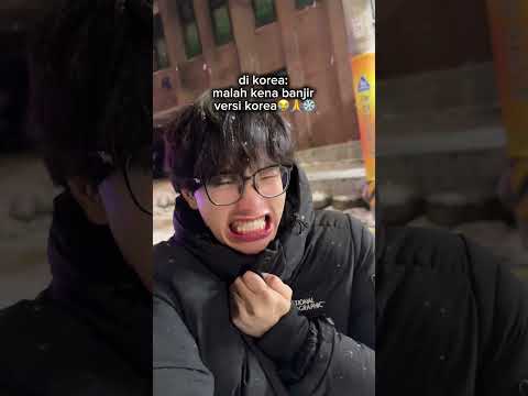 #shorts baru sadar kalau korea tuh juga banjir juga tapi versi es😭🙏🇰🇷 #pov #orangindo #korea