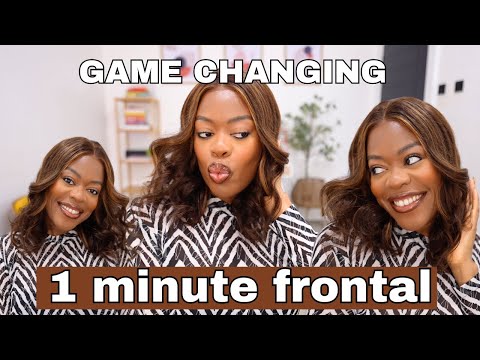 An ACTUAL1 Minute Glueless Frontal Wig 👌🏽 | Effortless & Natural Look | RPGSHOW 19th Anniversary