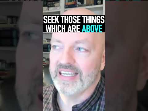 SEEK THOSE THINGS WHICH ARE ABOVE - Pastor Patrick Hines Podcast #shorts #christianshorts #christian