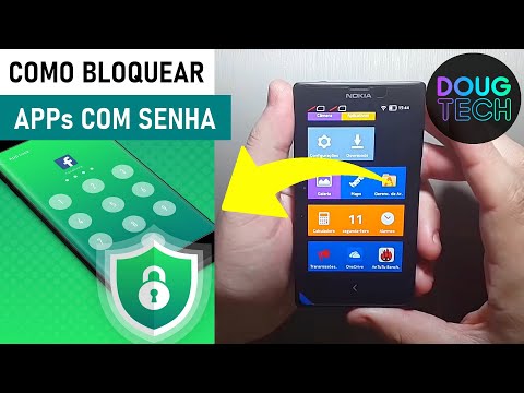 Como Colocar SENHA em APLICATIVOS no Nokia X