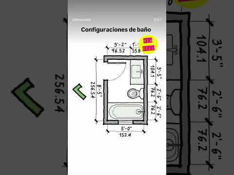 Cómo ubicar los tres elementos básicos del baño en un espacio mínimo.