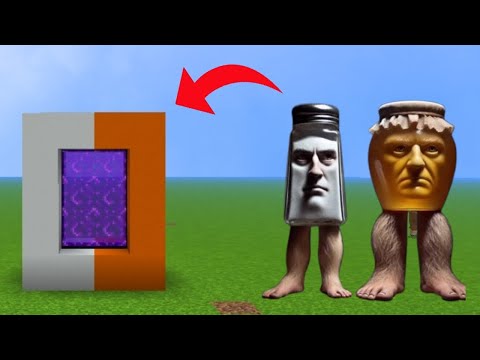 Cara Membuat Portal Ke Dimensi GARAMARAMAN DAN MADUDUNGDUNG TAK TUNTUNG PERKUNTUNG Di Minecraft PE