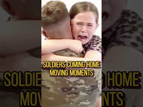 Soldiers coming home #surprise #emotional #familylove #premium  #amazing #comingback