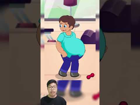 Badan Akau jadi berotot #trendingshorts #animasiku #skibiditoiletanimation #minecraftanimation