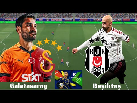 🔴 Galatasaray - Beşiktaş Derbisi  | Süper Lig  8.Hafta|  E-Footbal 2026 | Türkçe Spiker |