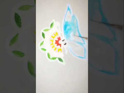 How to draw flowers / How to draw mandala art/Simple Design On Mandalaart/ #art #artandcraft #shorts