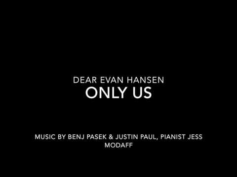 Only Us from Dear Evan Hansen – Piano Accompaniment