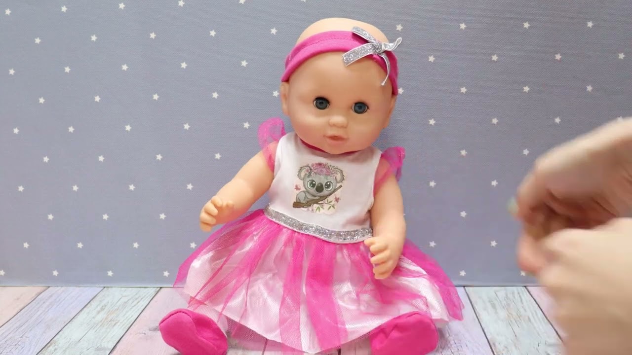 Пупс Лерочка КАРАПУЗ функциональный 40см - видео