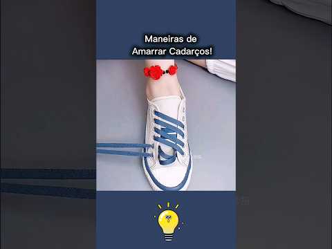 5 Maneiras de Amarrar Cadarços! #tecnicasdesapatos #amarrarcadarco #modasapatos #dicasuteis
