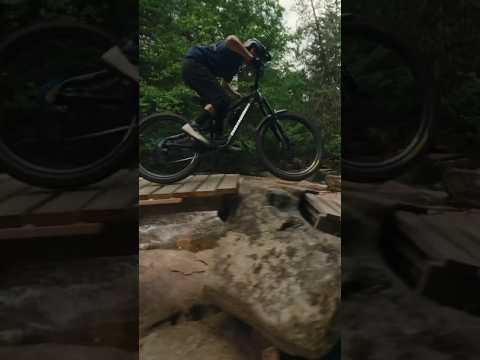 Insane Mountain Biking down a river!