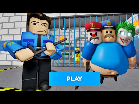 BARRY COP'S VS BARRY'S PRISON RUN! SCARY OBBY #roblox #obby